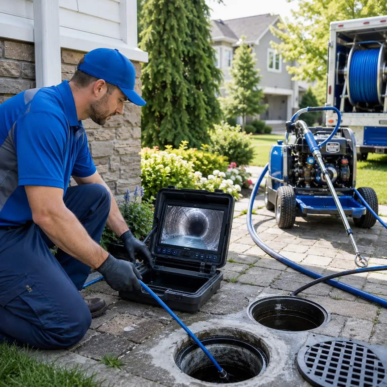 Outdoor drain cleaning professionals serving Millstadt, IL