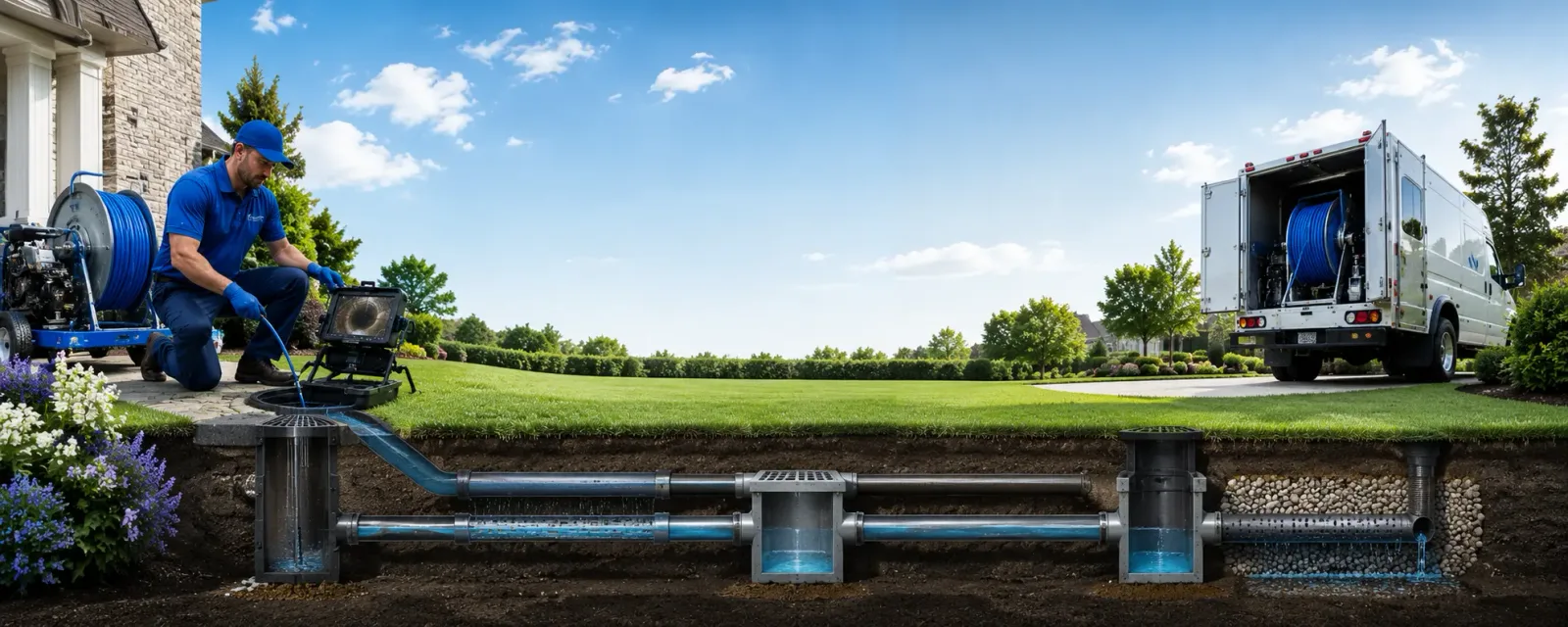 Outdoor drain cleaning information for Millstadt, IL