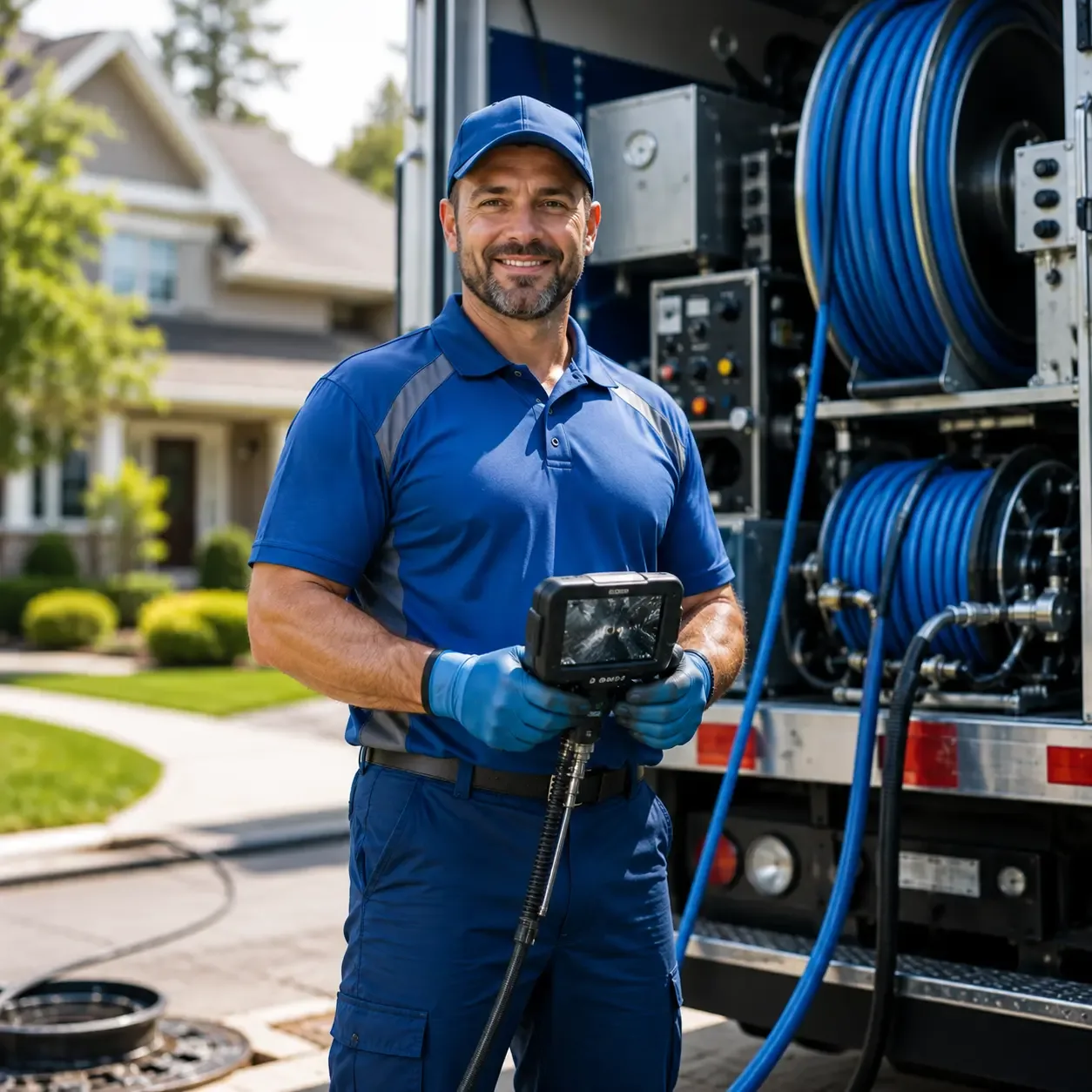 Local outdoor drain cleaning specialists in Millstadt, IL